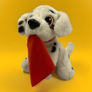 Disney 101 Dalmatians FIDGET Tug of War Toy Mattel 1996 9" Plush Vintage